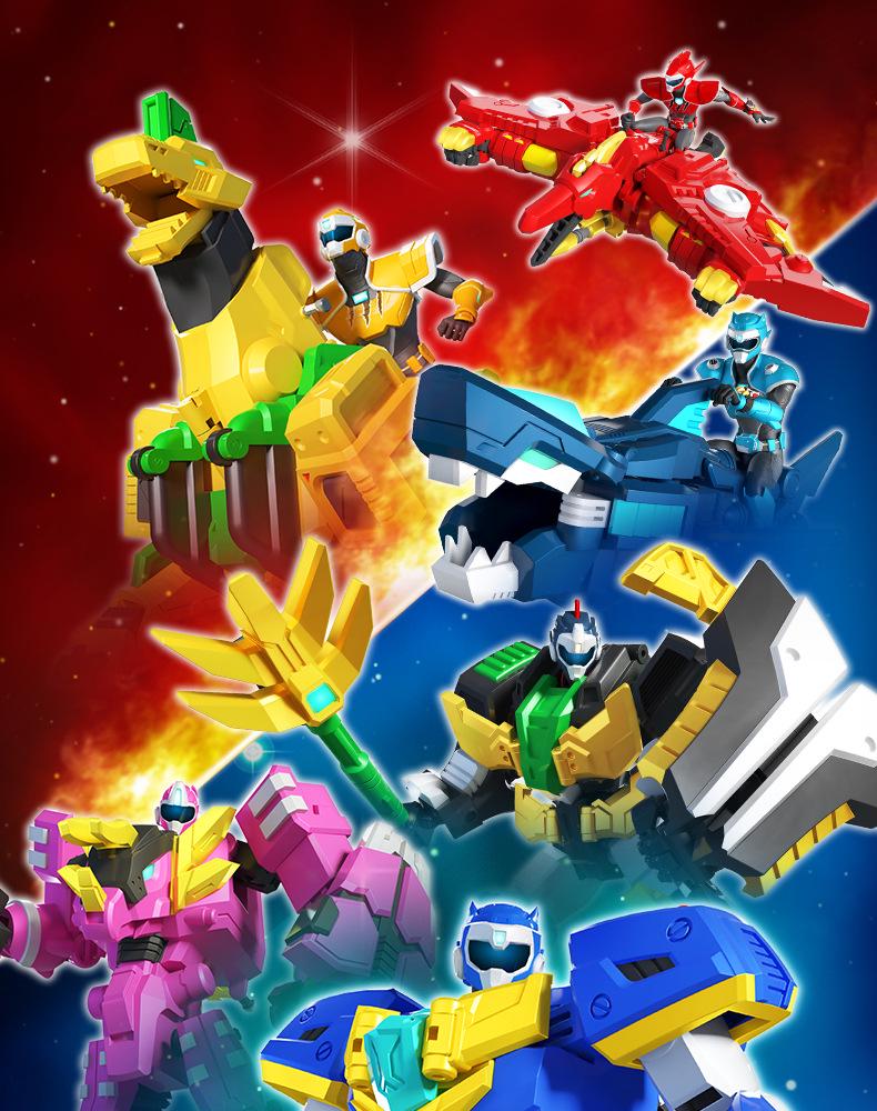 Zhan Gao Mini Force Super Dinosaur Power Series 2 Transforming Mecha Robot Toy