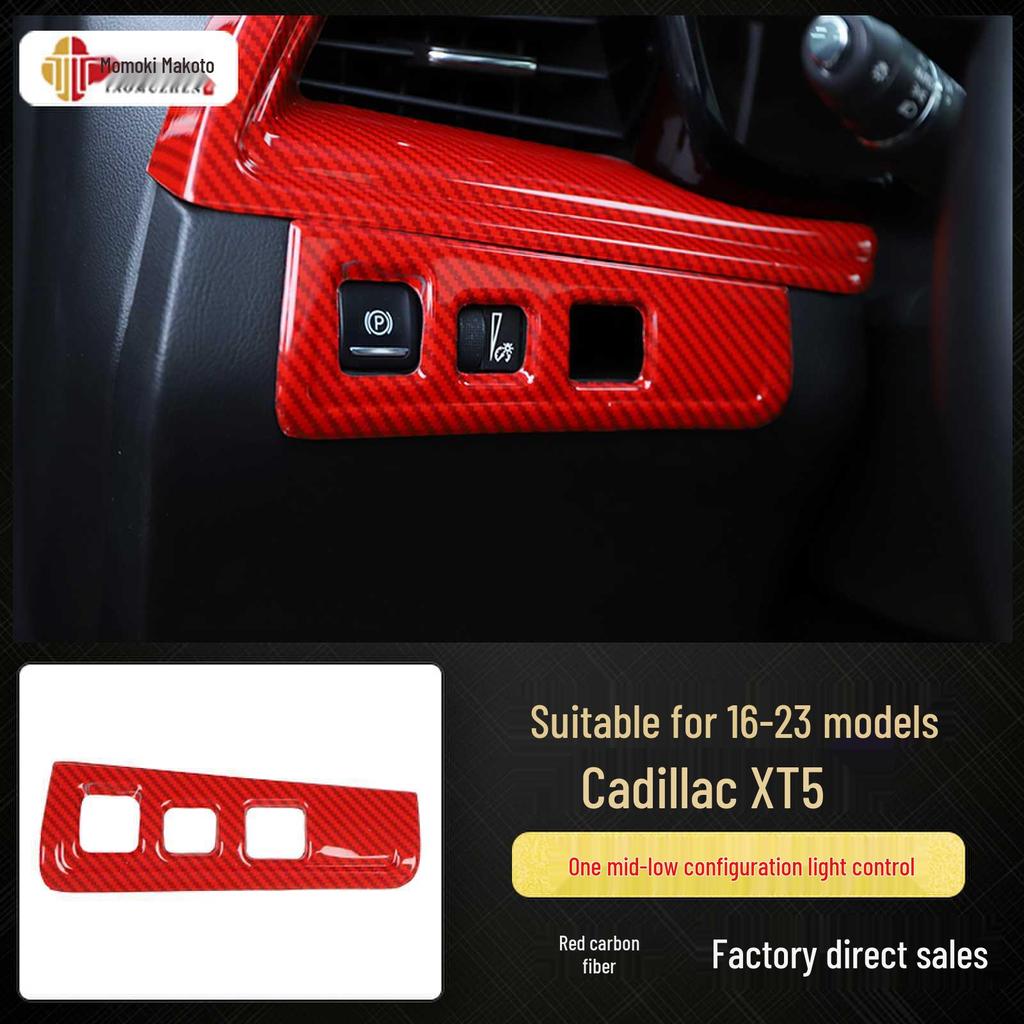 XT5 Kohlefaser-Imitation Pfirsichholz Mittelkonsolenverkleidung (2016-23)