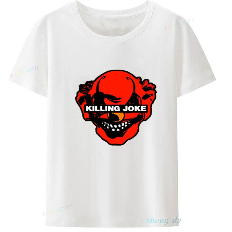 Camisetas Killing Joke Gun Nun Punk Rock Band Music Funny Gift T Shirt 80s 90s Vintage Style Polyester Cheap Unisex Clothes