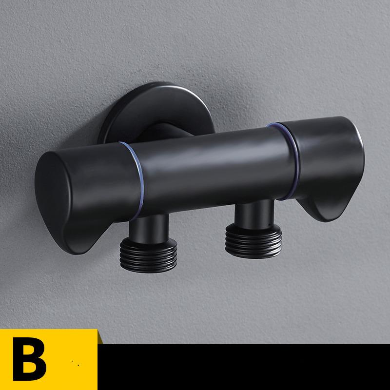 Bidet Portatile Rubinetto Sprayer Set Bidet Pistola Sprayer Ottone Nero Spray per WC per Bagno Soffione Doccia Autopulente
