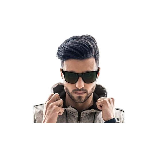 Fastrack Unisex Oval Sunglasses (Black And Grey) Fp222Gr1, Polarized