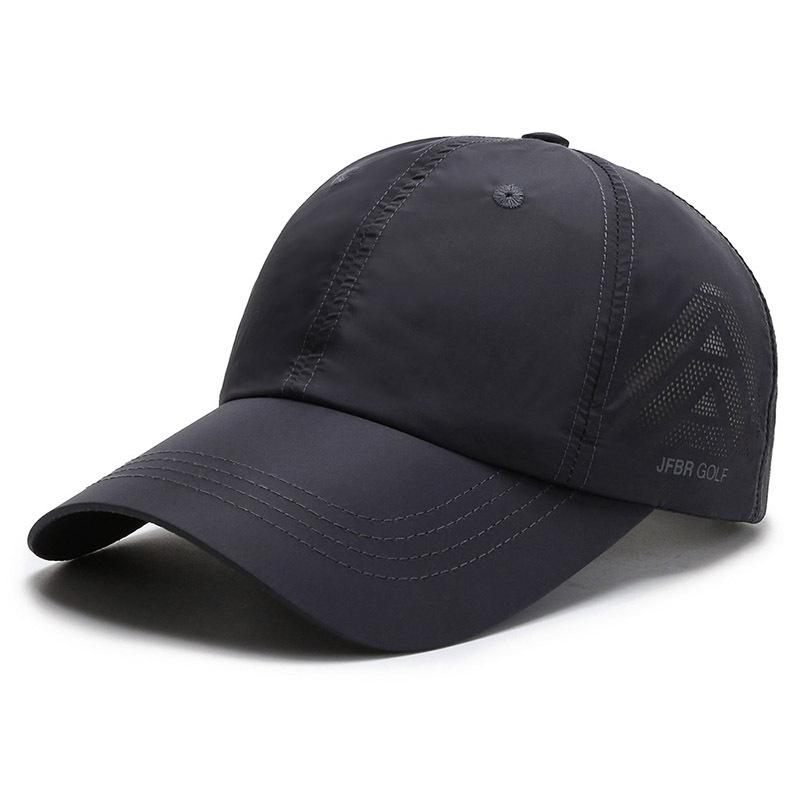 Summer Men S And Women S Baseball Caps, Sunshade Quick-Drying Caps, Summer Hats, Breathable Outdoor Sun Caps, Sunscreen Casual Fishing Caps Adjustable темно-серого