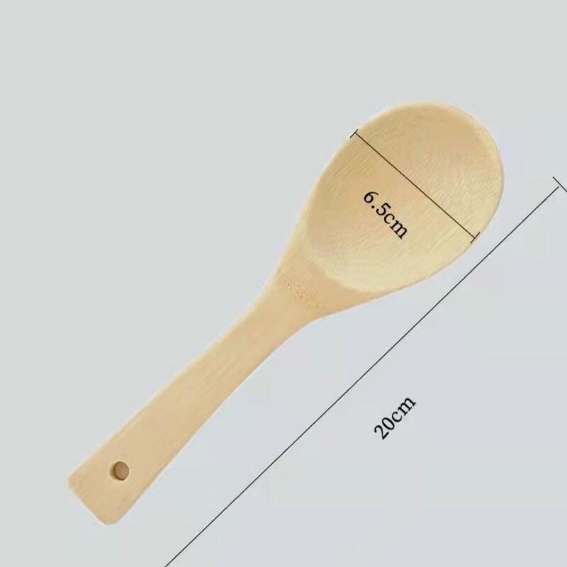Diaruien Bamboo Non-Stick Rice Spoons (2-Pack)