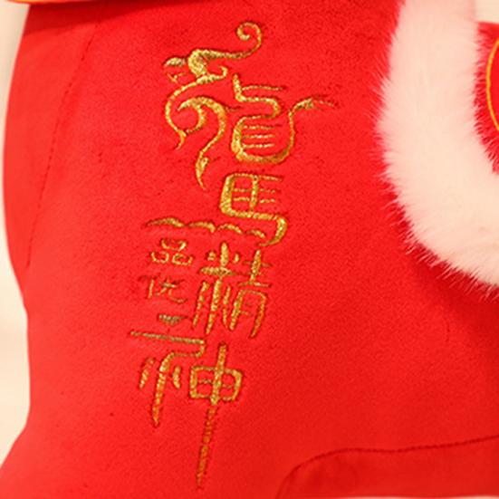 Horse Brings Wealth Plush Doll Dragon And Horse Spirit Pendant