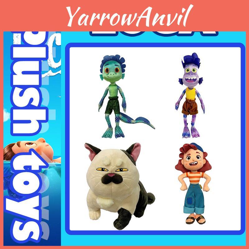 Søte Tegneserie Luca Alberto Julia Katt Sjømonster Gutter Plysjleker Anime Figurer Dukker