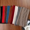 Women 100%Wool Ring Scarf Turtleneck False Collar One Loop Neckerchief Knitted Elastic Warm Soft Pattern Fashion Woolen Scarves