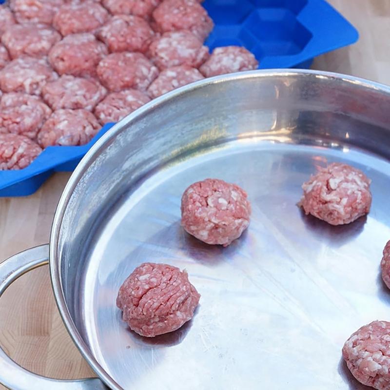 37 Grid Silicone Meatball Maker Rice Ball Maker Shaker Meatball Mold Fish Balls Beef Balls Mold Meat Tools Kitchen Accessories