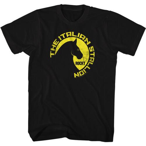 Rocky Wild Stallions T-shirt - Black Unisex T-Shirt M