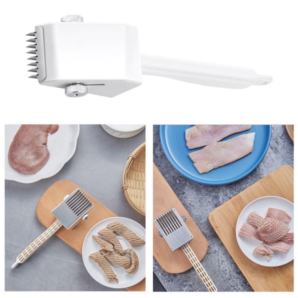 Stainless Steel Cuttlefish Cutter Portable Pig Skin Chicken Cutter  For Seafood Squid