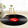 S Guitar Round Rug Nonslip Area Rug Office Chair Mat Carpet For Living Room Bedroom Home Decor