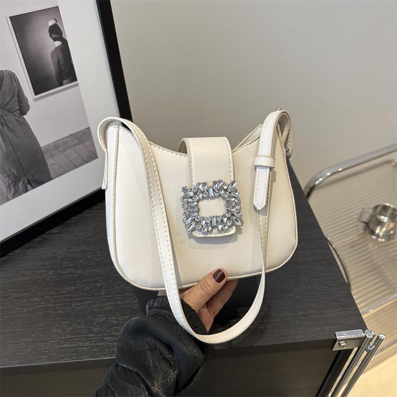 

2024 Women s High-End French Style Summer Crossbody Shoulder Bag чёрный