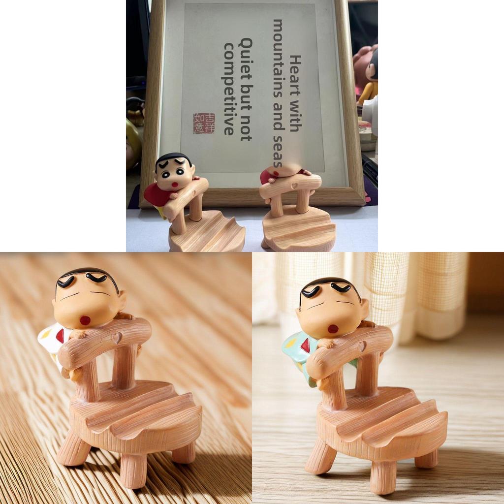 Crayon Shin Chan Phone Stand Pvc Cute Desktop Decor Gift For Home Office