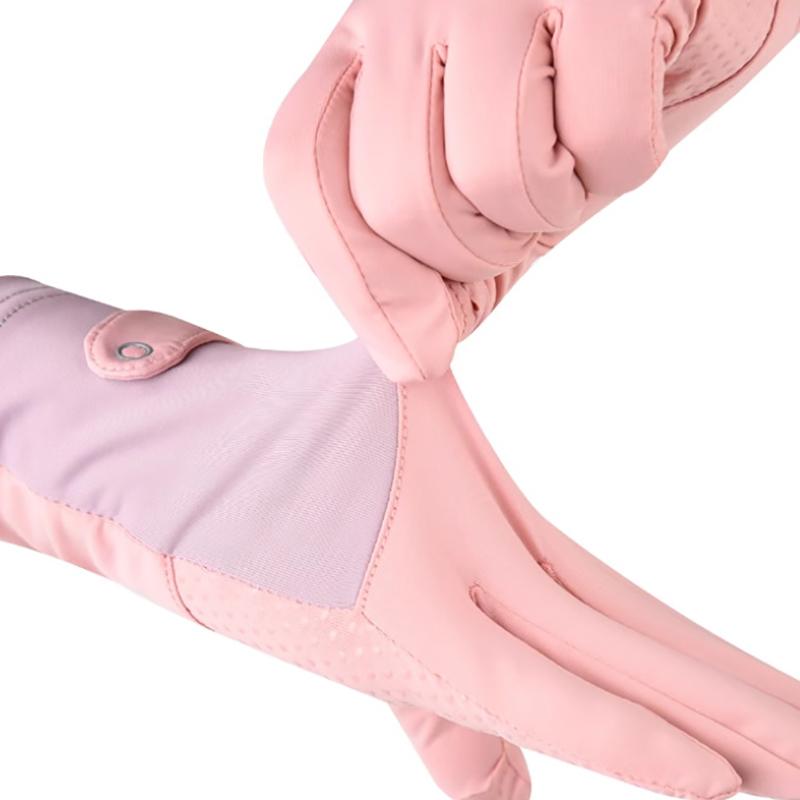 1 Pair Sun Protection Gloves One Size Sunscreen Breathable Anti-Uv Cooling Fabric Slip Gloves For Outdoor Cycling Driving