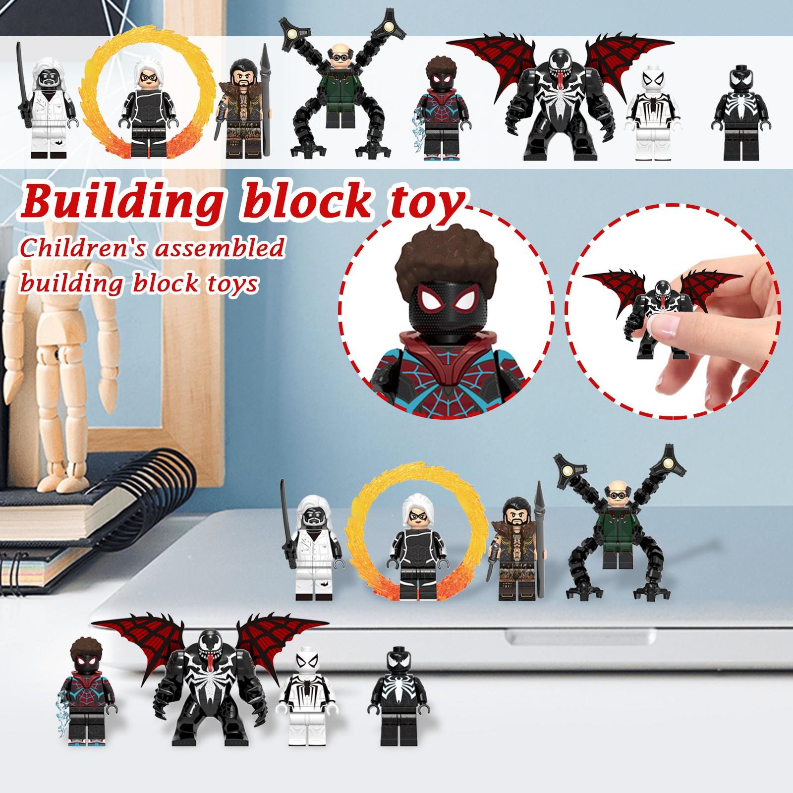 

1 набор новых строительных блоков гуманоидных строительных игрушек игра-головоломка досуг коллекция ручная работа 8 шт One Size