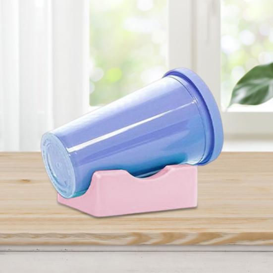 Silicone Cup Holder for Crafts Apply Vinyl Decals Easily Small Stand DIY Cup Decoration Kit for Bottles Mugs Glasses