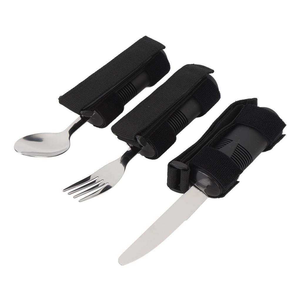 Set 3 piese Tacâmuri Adaptative Set Ustensile Adaptative Set Ustensile Ponderate pentru Persoanele În Vârstă