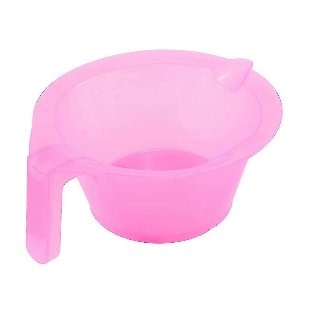 3pcs Hair Color Mixing Bowl DIY Hair Dye Hair Coloring Bowl Sturdy Hair Tint Cup with Handle for Salon Barbershop Hairdressers (Pink) 2025
