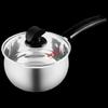 CUI DAHUANG 16cm Stainless Steel Curved Milk Pot