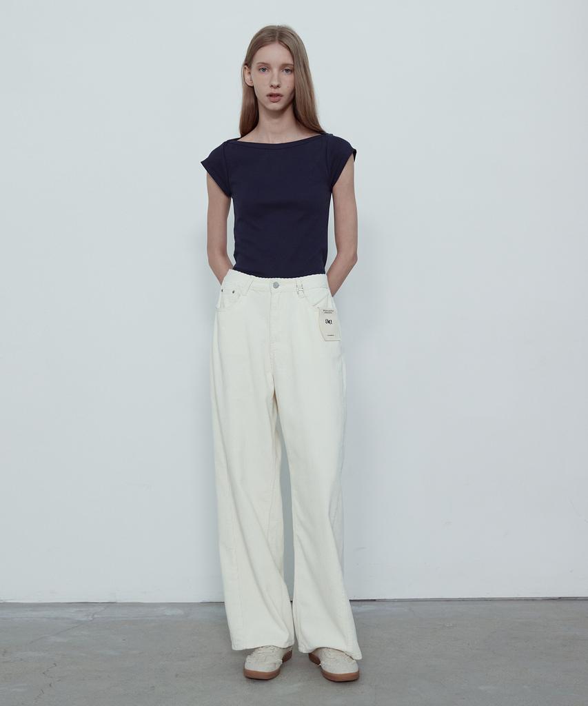 NON AND NON Velor Wide Corduroy Pants_Nfpt5308 (A Type)