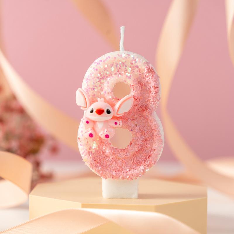 Cute Cartoon Dolls, Creative Digital Birthday Candles, Cake Decoration Design, Carefully Selected Raw Materials, Colorful