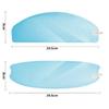 Motorcycle Helmet Lens Anti-fog Film Universal Electric Vehicle Helmet Transparent Anti-rain Film Lens Nano Coating Sticker Film