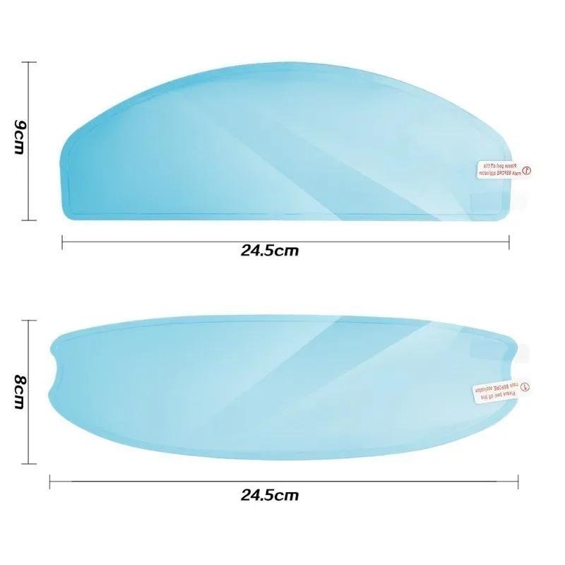 Motorcycle Helmet Lens Anti-fog Film Universal Electric Vehicle Helmet Transparent Anti-rain Film Lens Nano Coating Sticker Film
