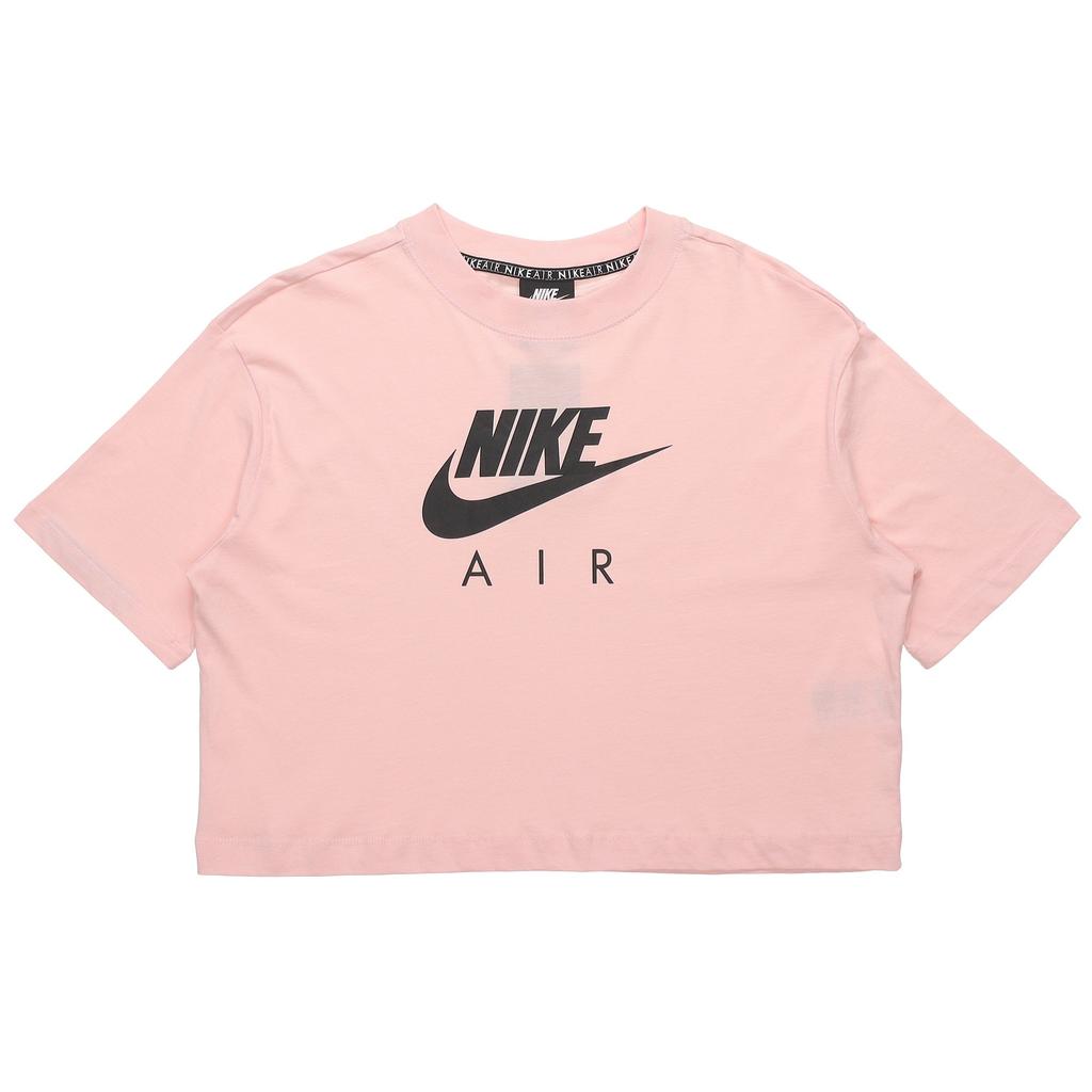 Nike Printed Sports Short Sleeve T-Shirt Women Tops Pink BV4778-682