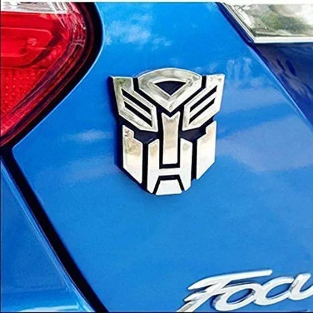 3D  Car Logo Scratched Stickers Cosplay Car Side Fender Rear Trunk Emblem Badge Sticker Decoration Accessories