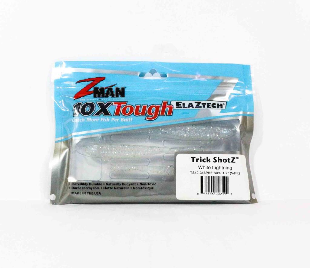 LEURRE ZMAN STREAKZ XL 8 par 2 Smokey Shad EUR 8,25 - FR