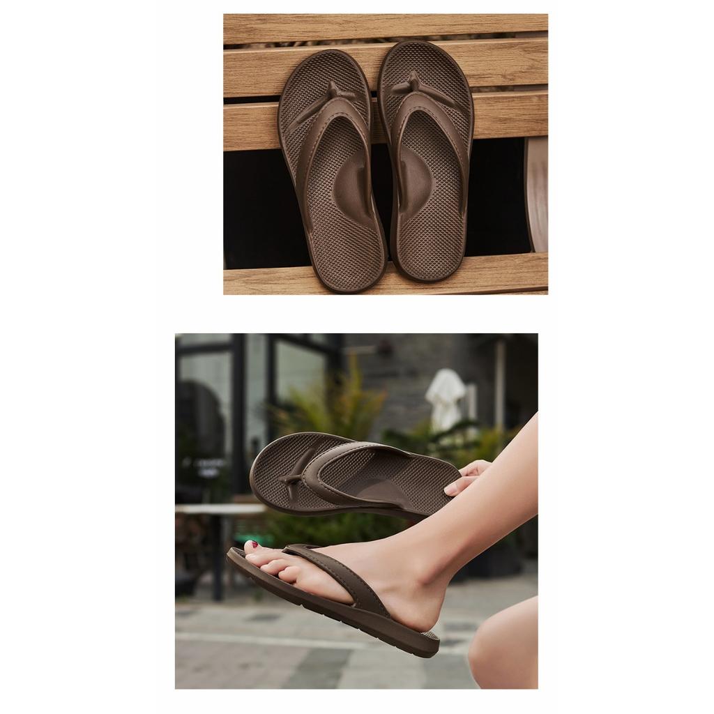 Women's Slippers for Outdoor Wear, Couple's Shock-absorbing Arch Support, Cool Slippers, Men's Clip on Beach Shoes, Flip Flops for Women