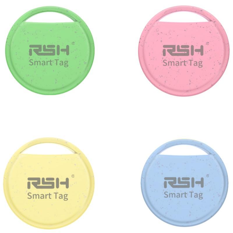 RSH 4PCS Security Tracker Luggage Wallet Bag Animal Locator Anti Lose for Android Smart Tag Work With Google Find for Samsung