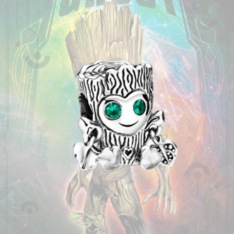 

Guardians of the Galaxy Groot Star Lord Charm Bead Component Bead Components Pendant Bead Component Compatible With Authentic Original Copper Metal