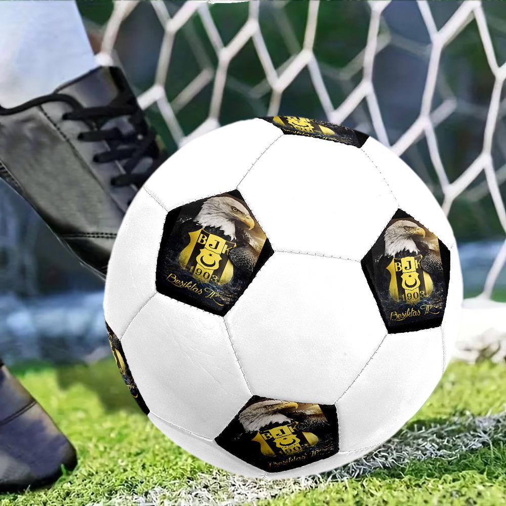 Love Bjk Size 5 Football Machine-Stitched Indoor/Outdoor Universal Football Soccer Accessory Perfect Gift for Friends & Family