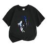 Kids Boys Girls 100% Cotton Crew Neck Short Sleeve T-Shirt, Aesthetic Cosmic Koi Fish Pisces Print Casual Soft Summer Tee for Children