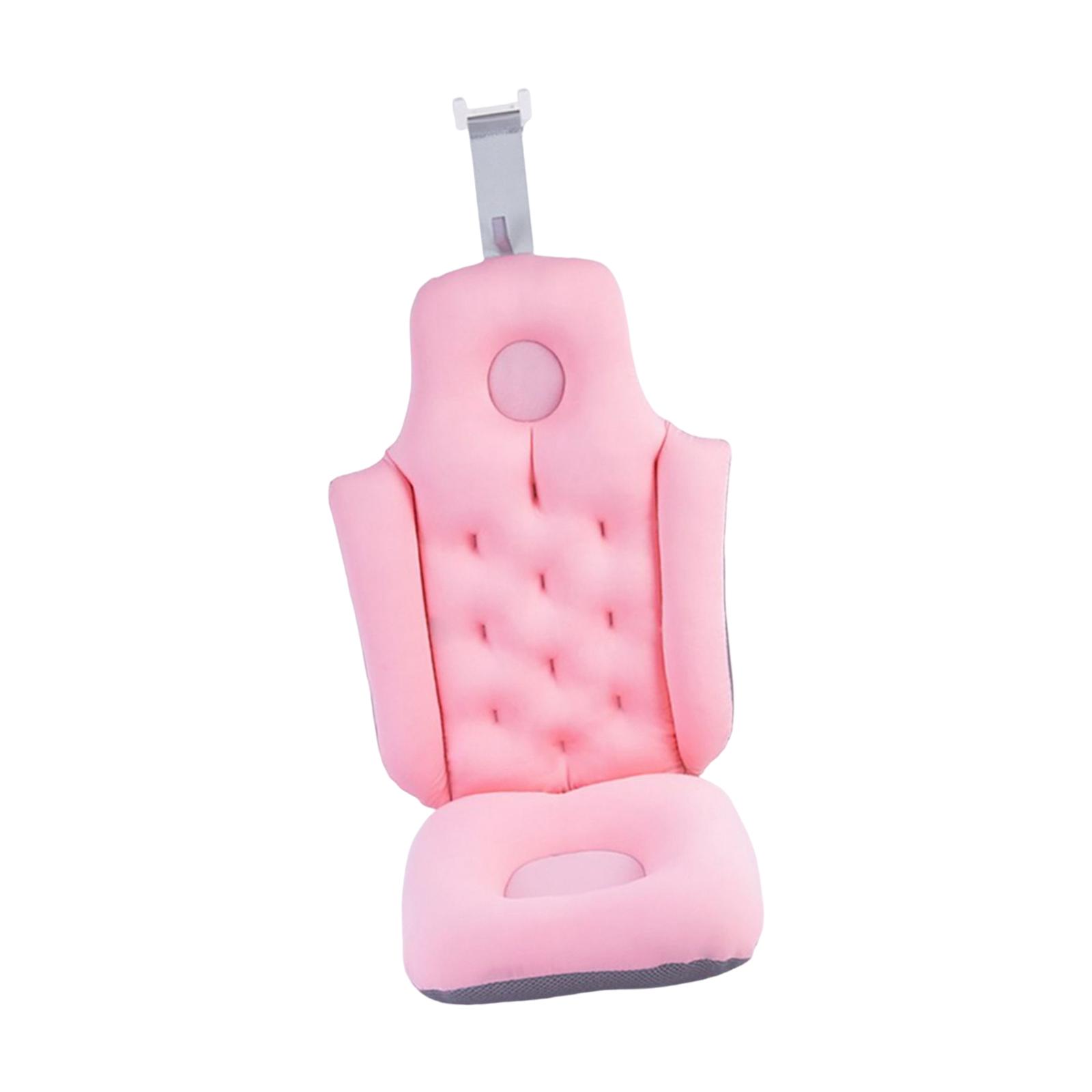 

Full Body Bathtub Cushion Accessories Tub shoulder Support Cushion Breathable Bath Cushion Shower Pillow for Tub рожевий