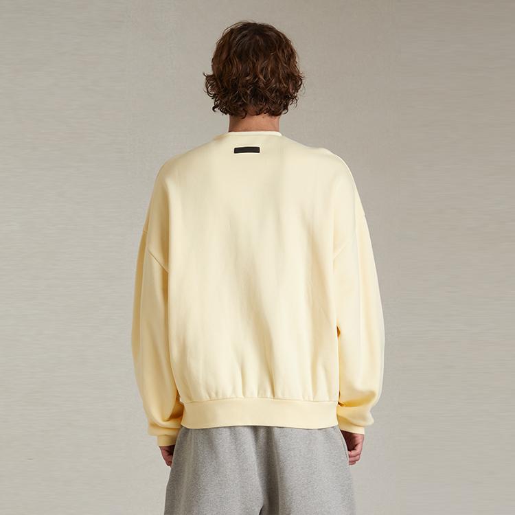 Fear of God Essentials Crewneck Garden Yellow Men Tops 192SP244681F
