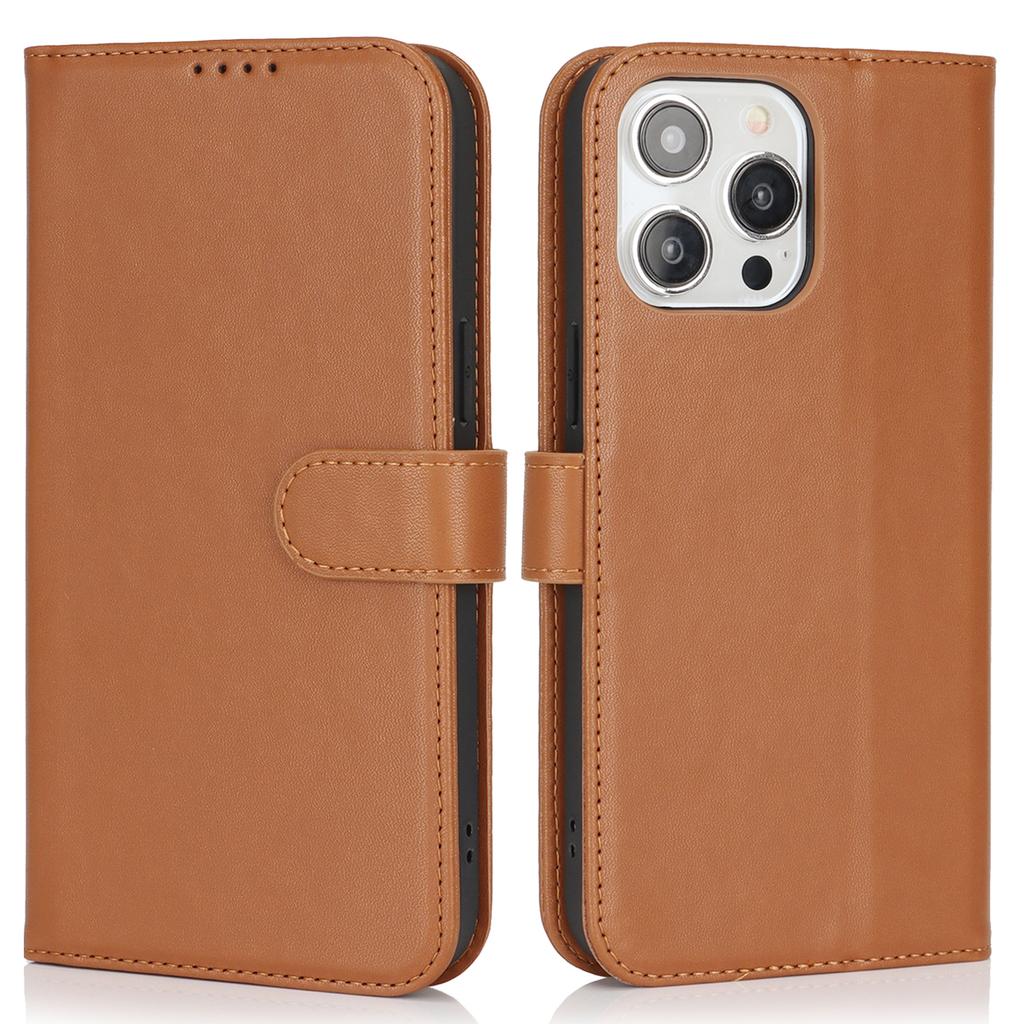 For iPhone 13 Pro Max/12 Pro Max Stand Case Shockproof Leather Wallet Phone Cover