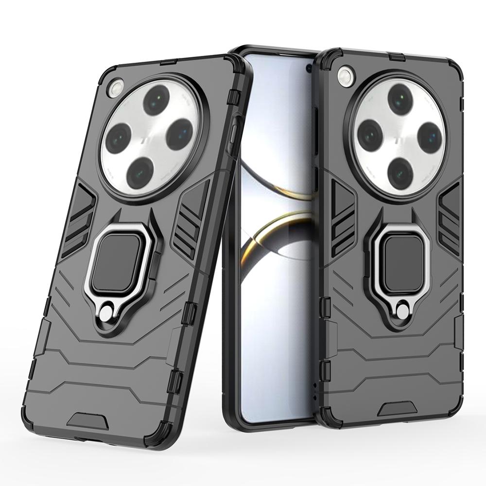 Etui na Oppo Find X8 Pro 5G PC+TPU Ochronny Pokrowiec na Telefon z Pierścieniem Podstawką