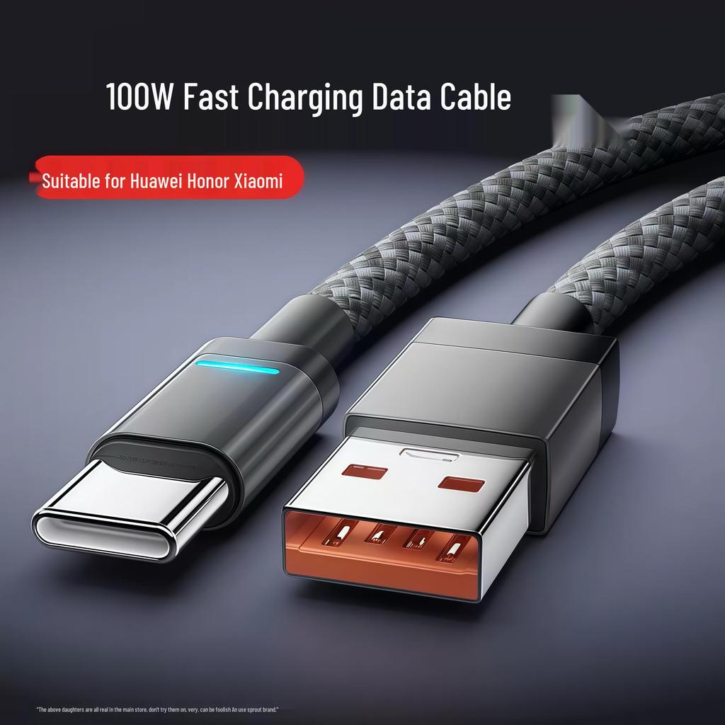 240W Anti-Overcharge Smart Charger Cable for Huawei, Xiaomi, OPPO Devices