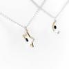 Fashion Moon Star Crystal Spaceman Pendant Necklaces for Women Men Jewelry Couple Astronaut Jewellery Lovers Gift Link Chain