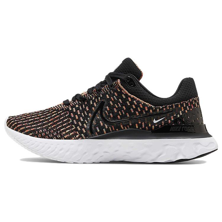 New Nike React Infinity Run Flyknit 3 'Black Multi' Women's DD3024-002