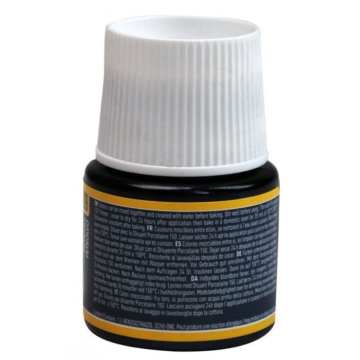 Porcelain Paint - Pébéo - 150 Moiré Oil N°109 - 45ml Bottle - Brilliant Colors - Cooking 150°C