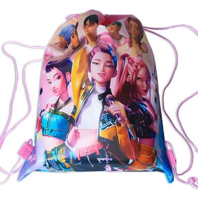 Plecak Kpop Demon Hunters 34*27cm Torby dla Piosenkarzy Zabawka dla Dzieci Worek ze Sznurkiem Upominki na Imprezę Akcesoria na Urodziny Dziecka Prezenty Zabawka