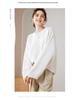 Women's Fashion Thickened Pure Cashmere Round Neck Sweater - Autumn/Winter Loose Fit Base Layer