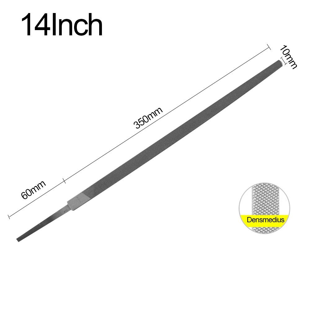 Stahl Stahlfeilen 6/8/10/12/14 Zoll Schärfer Langlebige Vierkant-Sägefeile Metall