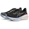 Asics Comfortable Simple Shock Absorbing Durable Rebound Low Top Running Shoes Women sneaker Black 1012B721-001