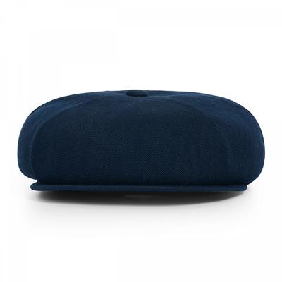 Kangol K3217ht Dunkelblau Bambus Hawker Wolle Schiebermütze Achteckige Mütze