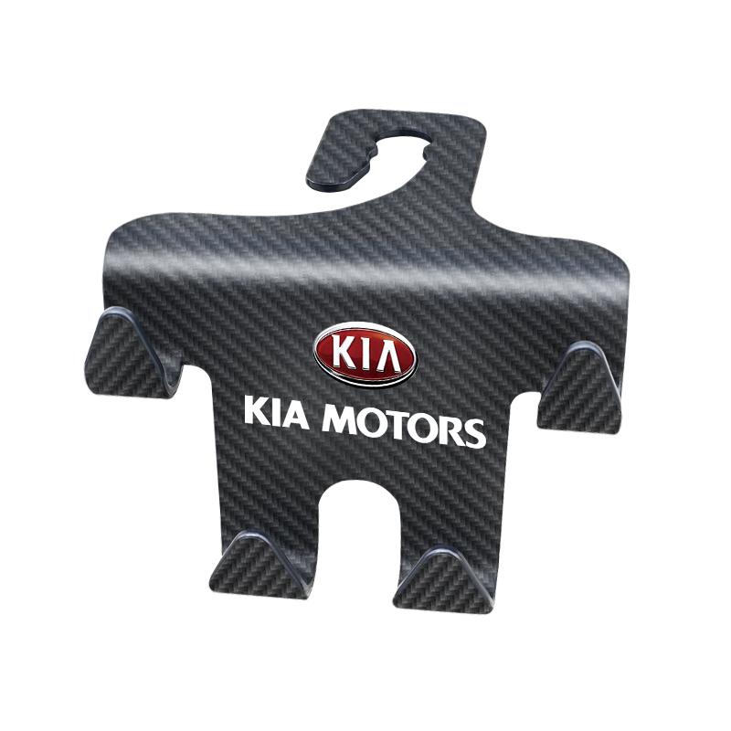 Car Interior Seat Back Hooks Double Hook Storage Accessories For KIA K9 Sportage Niro K5 Carnival EV6 EV9 EV3 K8 Stinger Forte