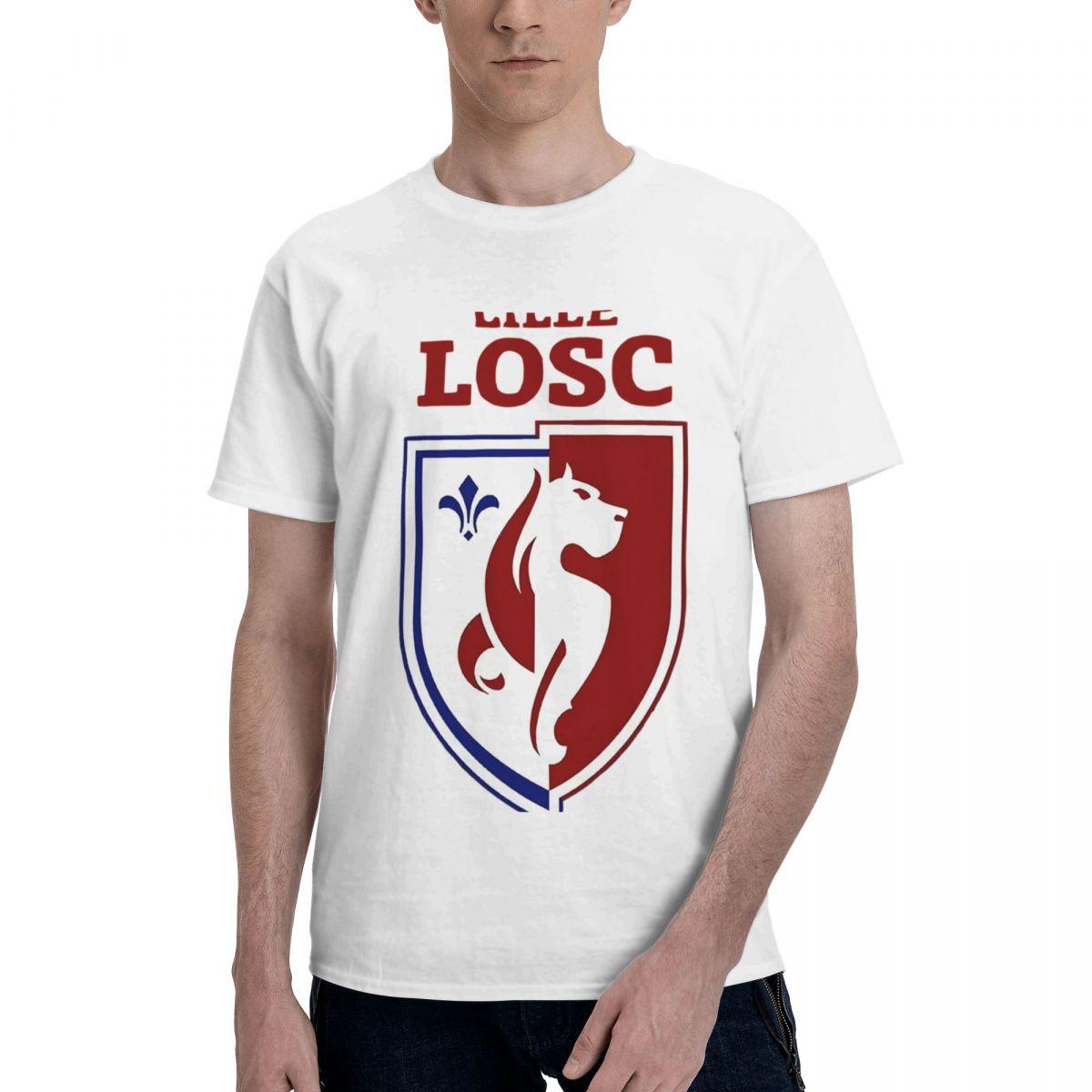 

Lille Losc 1 100 Cotton Casual Breathable Confortable Man New In Tops And TShirts T Shirt Men 3XL