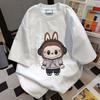 Women's and Girls' Popular T-shirt Cute and Comfortable Cartoon Summer Casual Top